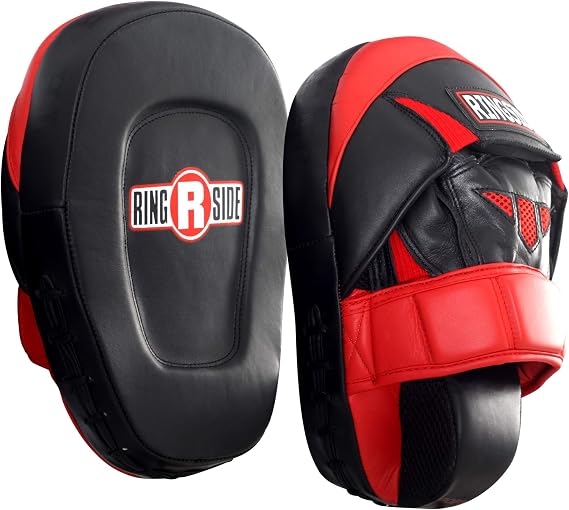 Ringside Pro Punch Mitts, Red/Black