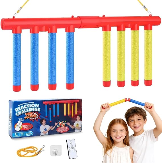Catching Sticks Game, Reaction Game with 3 Adjustable Speeds