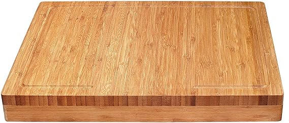Bamboo Over The Edge of Counter Cutting Board