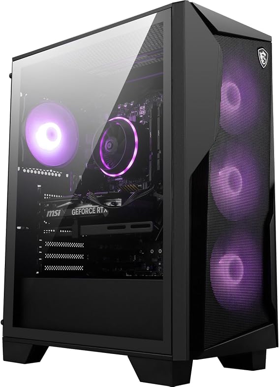 [2025] MSI Codex R2 B14NVN7-440US Pro Extreme (Intel Core i7-14700F, 32GB DDR5 RAM, 4TB NVMe SSD, NVIDIA GeForce RTX 5060Ti, Windows 11) Gaming Desktop PC