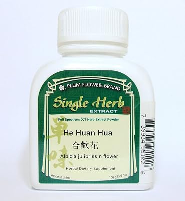 Albizia Julibrissin Flower Herb Extract Powder  He Huan Hua, 100g or 3.5oz
