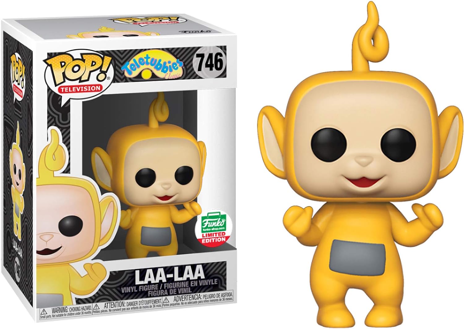 Funko Laa-laa Shop Exclusive: x POP! TV Vinyl Figure & 1 POP! Compatible PET Plastic Graphical Protector Bundle [#746  35910 - B]