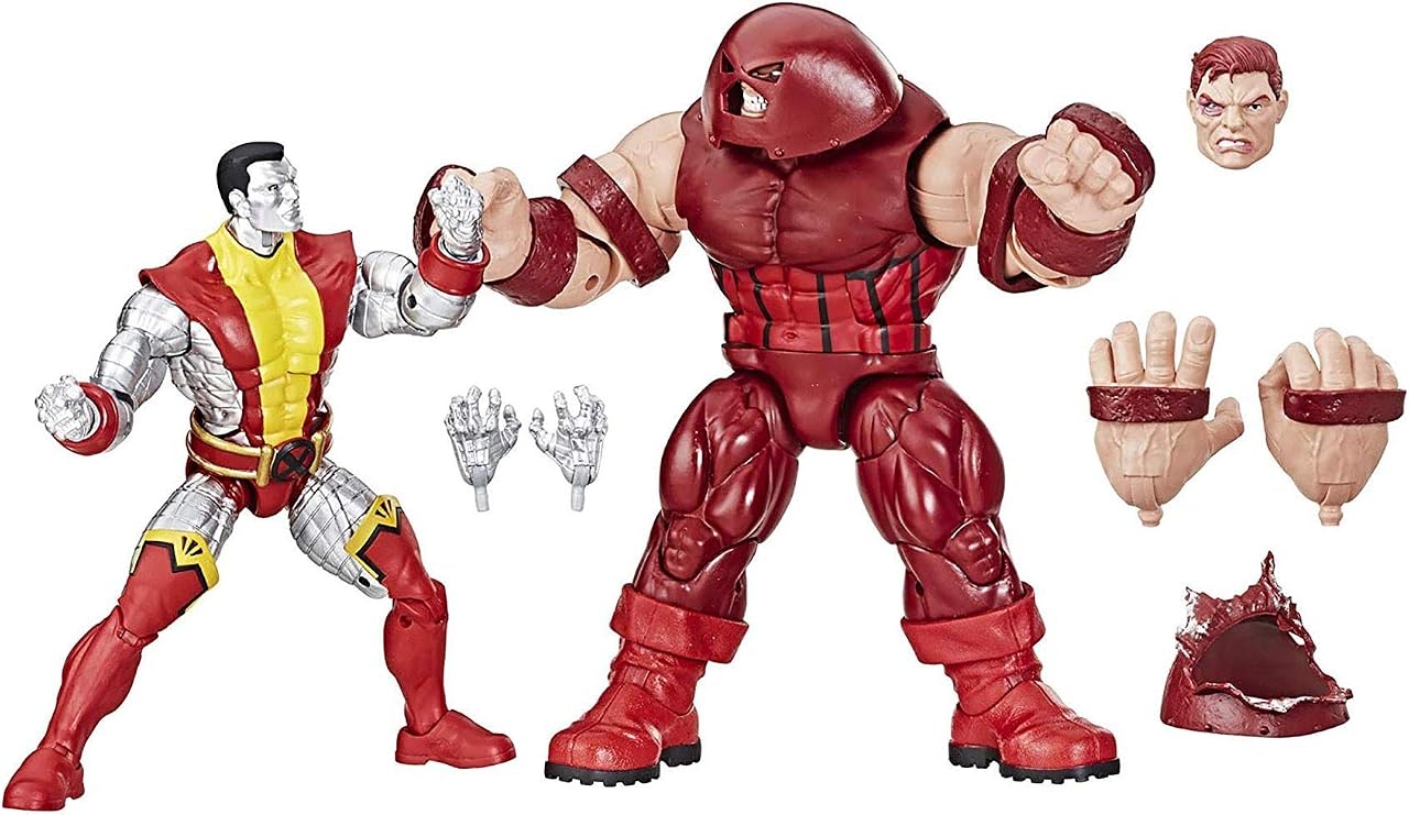 Marvel Legends 80th Anniversary X-Men Colossus & Juggernaut 2-Pack | Marvel Legends 7 Inch Action Figure 80 Years Anniversary - Colossus VS Juggernaut