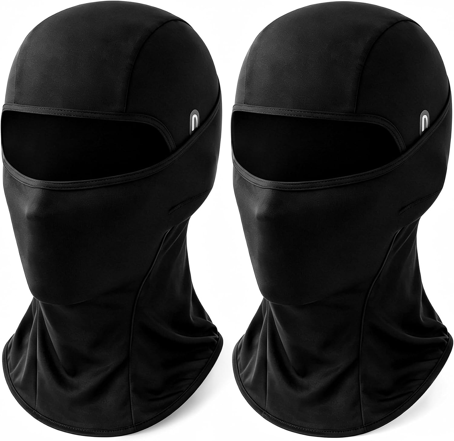 NOVEINN 2 Pieces Summer Balaclava for Men/Women，UV Protection,Breathable and Cooling Balaclava with Glasses Holes for Motorcycle,Cycling,Fishing Or Hiking Outdoor Sports