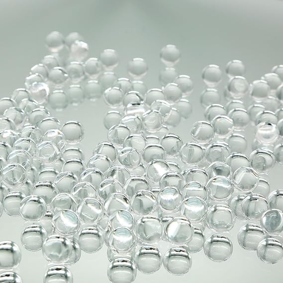 WGVI Clear Water Beads for Vases, Jelly Decor Vase Filler, Crystal Soil, Translucent Gel Pearls Beads for Floral Decoration and Arrangements, Plant Soil, Completely Dehydrated in 100g Bag