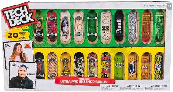 TECH DECK Ultra Pro 20 Bonus Pack Fingerboard Skateboard Sk8shop