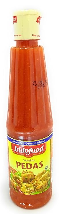 Indofood Sambal Pedas - Hot Sauce, 275 ml (1 bottle)