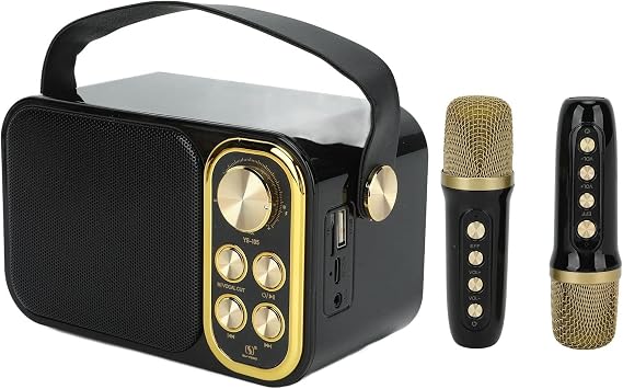 Singing Karaoke Machine, Portable Karaoke Machine Mini for Home (Black)