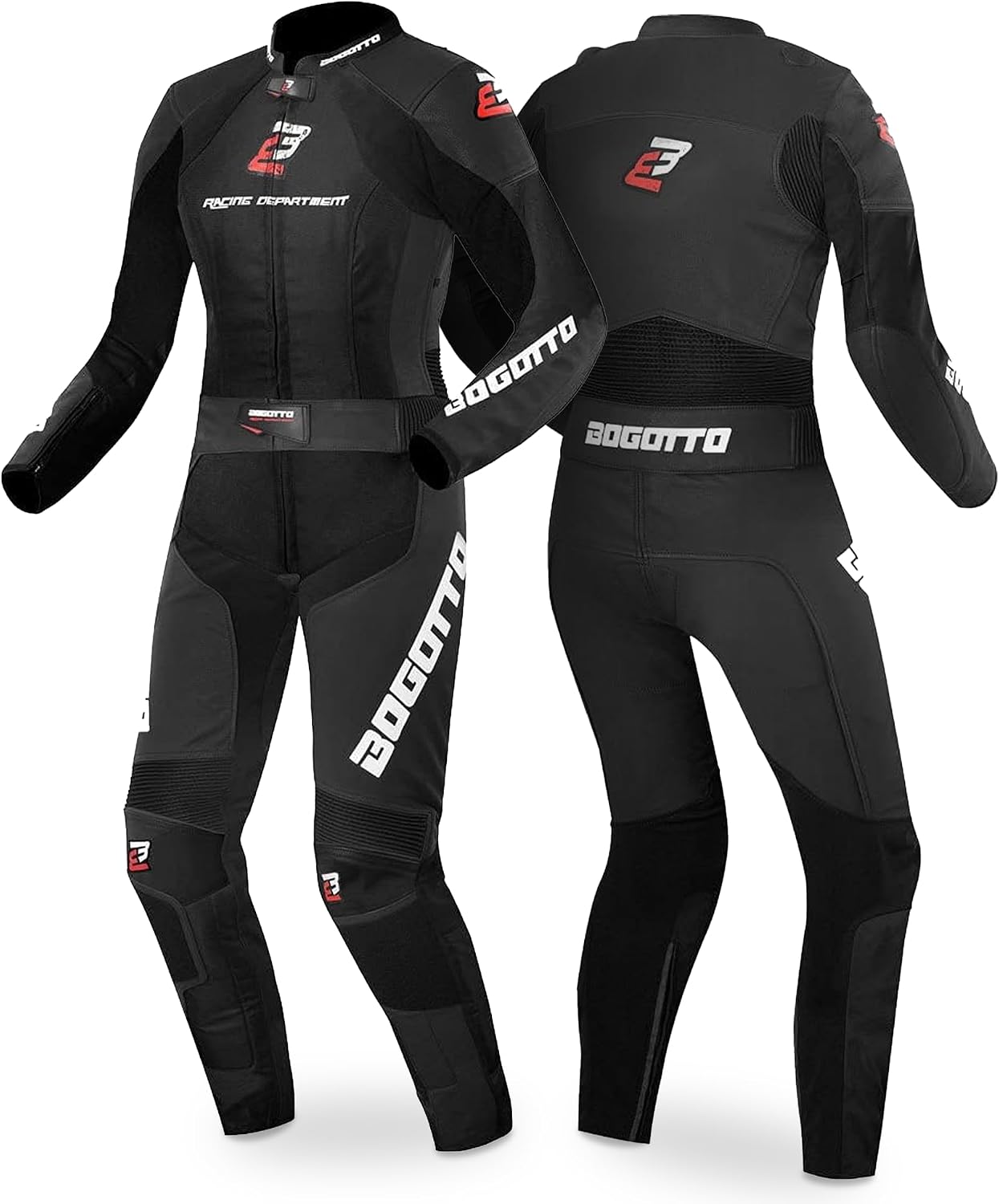 Bogotto Losail 2-Teiler Damen Motorrad Lederkombi schwarz 38
