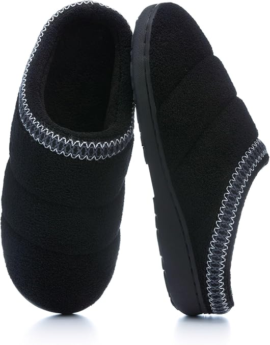 GOEWY Fuzzy Slippers for Women Indoor Outdoor with Memory Foam Cozy Shoes | Anti-Skid Sole, Plush Soft House Bedroom Slipper Slip On Gifts for Women Mom Her Ladies