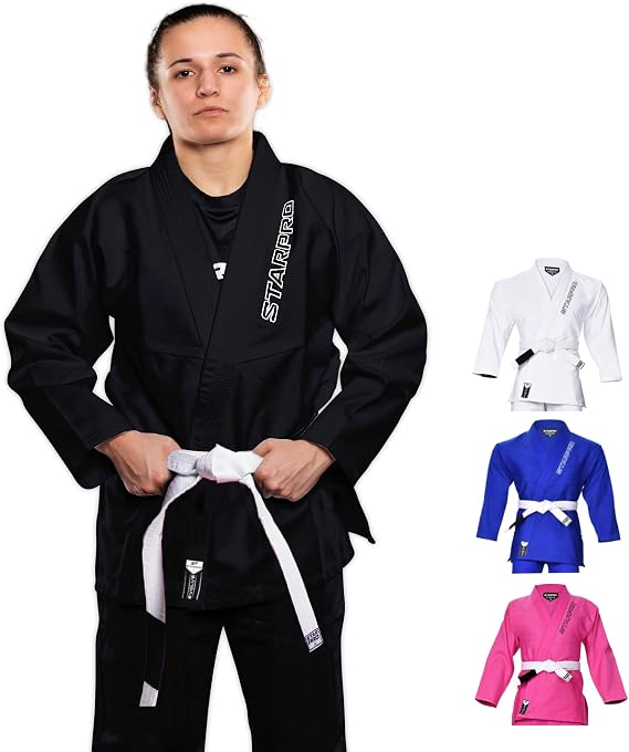 Starpro BJJ Gi for Men & Women Brazilian Jiu Jitsu Uniform with Preshrunk Fabric Lightweight & Durable Training Gi