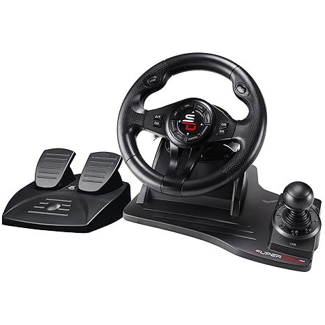 SUBSONIC Racing GS550 Gaming Steering Wheel Switch 2, PS4, Xbox & PC