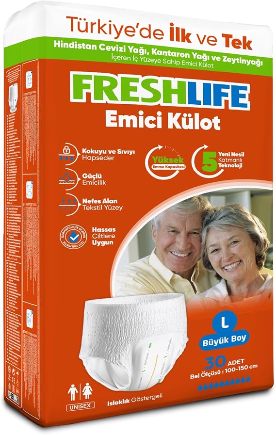 Freshlife Large Absorbent Panties 30 Pieces