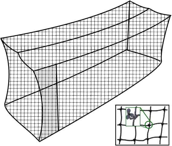 Cimarron Outdoor Sports Gaming Accessories 55x14x12 #42 Twisted Poly Batting Cage Net