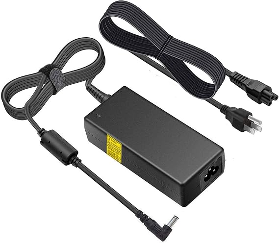 for LG 19V LED LCD Monitor Widescreen HDTV Power Cord Replacement Charger Adapter for 19 20 22 23 24 27 Power Supply, 19V, AC, DC, 8.5Ft.