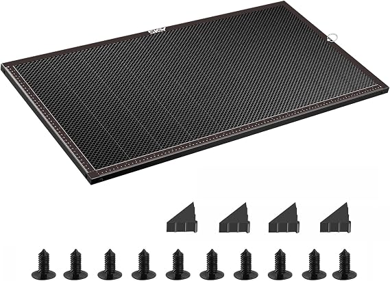 Honeycomb Laser Bed with Fixing Pins for XTool P3, High Temperature Resistant P3 Cutting Bed for Clean Edges