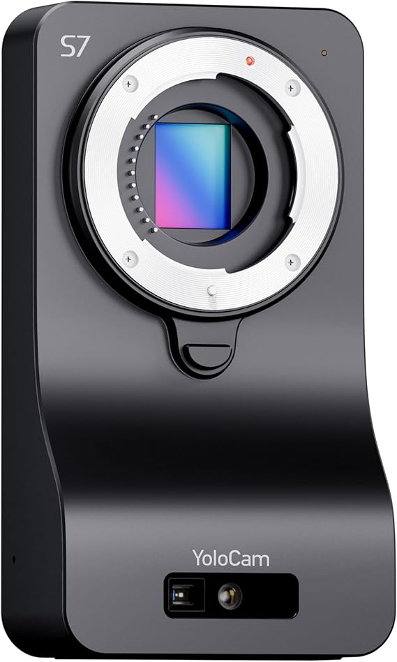 YOLOLIV YoloCam S7, 4K60 Streaming Webcam with Interchangeable Lens