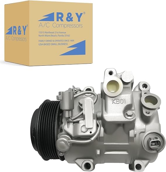 RYC Automotive Air Conditioning Compressor and A/C Clutch AEG366