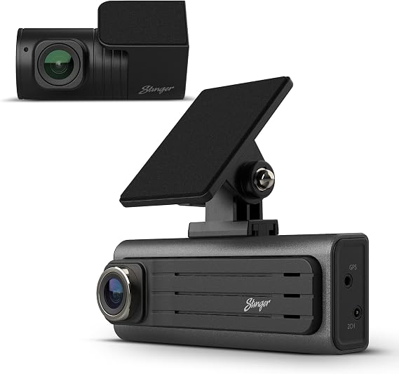 Stinger OPSIS Universal Full HD Front Dashcam & Rear Backup Car Camera Kit