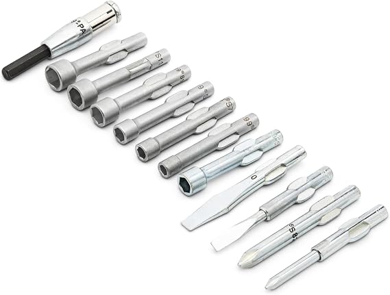 Weller Xcelite 12 Pieces Screwdriver and Nutdriver Set with Power Bit Adapter | 99PA50N