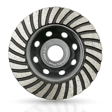 Diamond Grinding Cup Wheel 115mm / 4.5'', Turbo Concrete Grinding Wheel