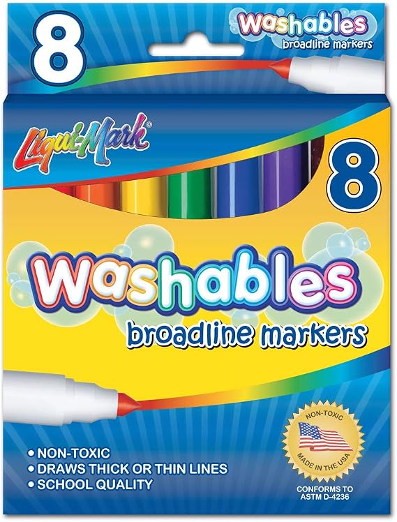 8pk Washable Markers