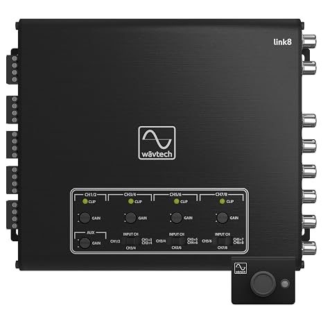 link8-8-Channel Line Output Converter w/AUX Input, summing and Remote