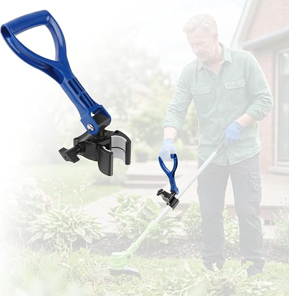 Upgraded Ergonomic Garden Shovel Handle, Adjustable Back Saver Attachment