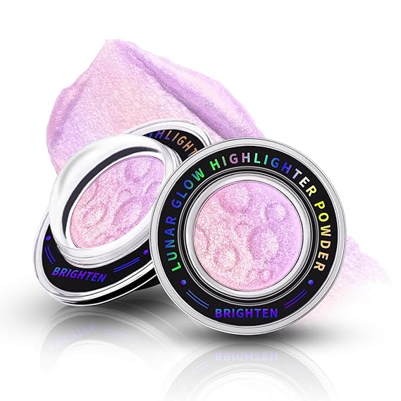 HOSAILY Chameleon Face Highlighter Palette, Multichrome Glitter Shimmer Highlighter Makeup, Holographic Sparkle Color Shifting Inner Corner Eye Highlighter Illuminator, Silky Creamy Mineral Eyeshadow1