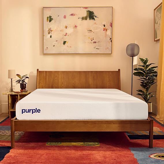 PurpleFlex King Mattress, 8 Inch Cooling Mattress with 2 Inch GelFlex Grid