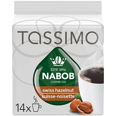 Tassimo Nabob Swiss Hazelnut Coffee - 14 T Discs  Servings