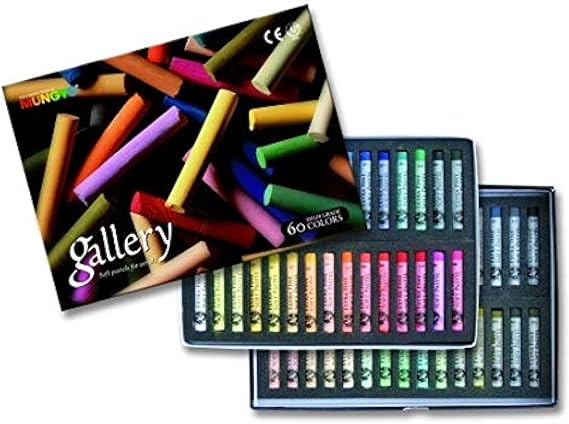 Mungyo Gallery Soft Pastels Cardboard Box Set of 60 - Assorted Colors