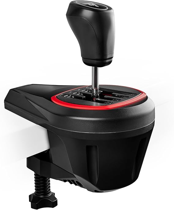 Thrustmaster TH8S Shifter Add-On for PS5, PS4, Xbox Series X|S, One, and PC – Sim Racing Gear with H-Pattern Shifter Plate, Compatible with Racing Wheels and Driving Simulator Sets