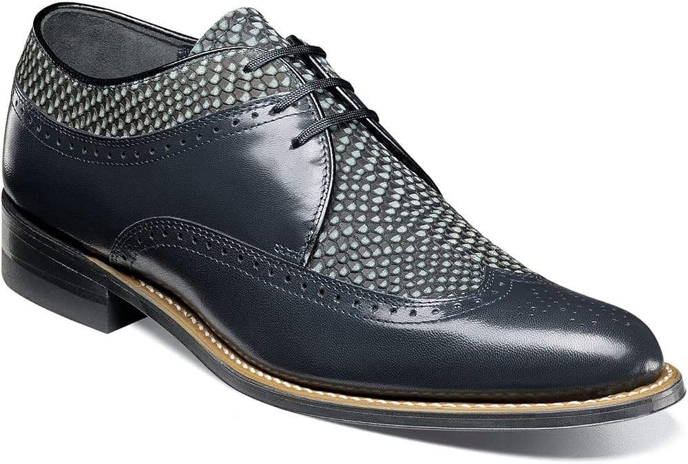 Stacy Adams Dayton 00626 Men's Oxford, 8.5 D(M) US, Navy