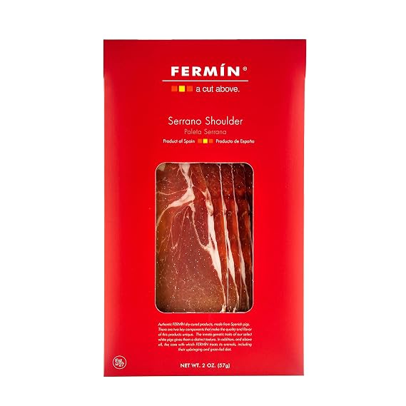 Fermin Serrano Shoulder Slices-2 oz (57 g) pack (1) | Paleta Serrana Slices