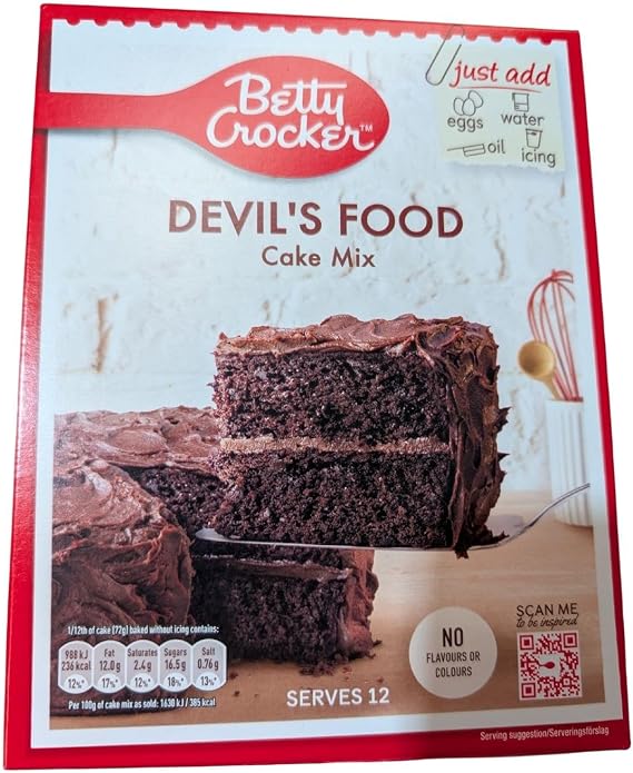 Betty Crocker Devil's Food Cake Mix, 425g