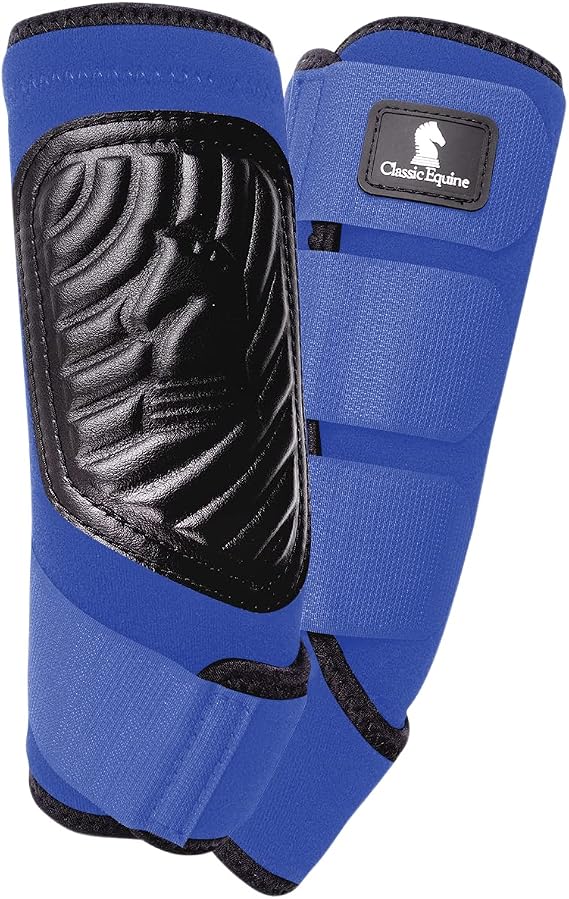 Classic Equine Classicfit Front Sling Boots, Blue, Large