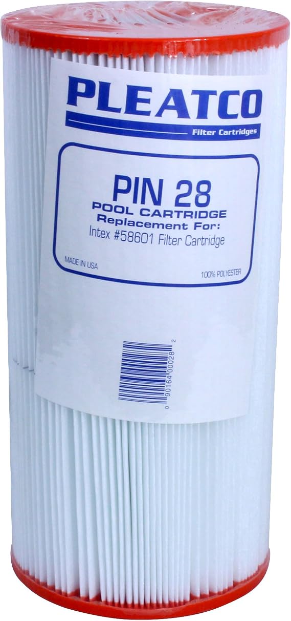 Pleatco Filtration PIN28 Pool Filter Cartridge Replacement for Unicel: C-5330, Filbur: FC-3748, Hayward: 58601, 59901, 5F17