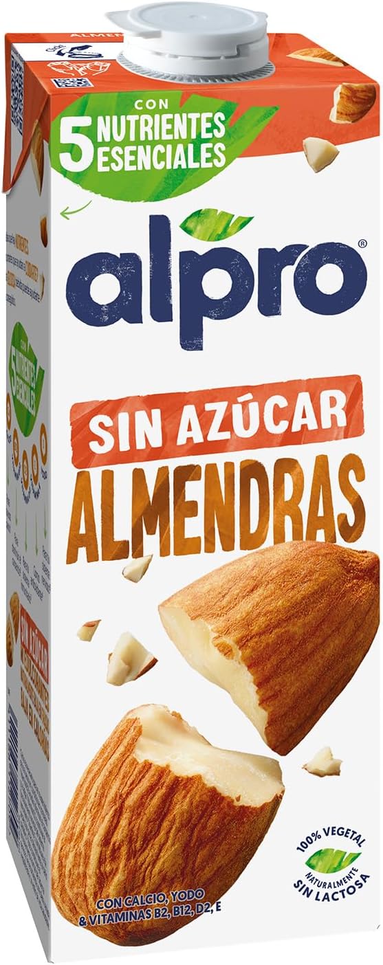 Alpro Drinks (Roasted Almond Unsweetened UHT 2 x 1Ltr)