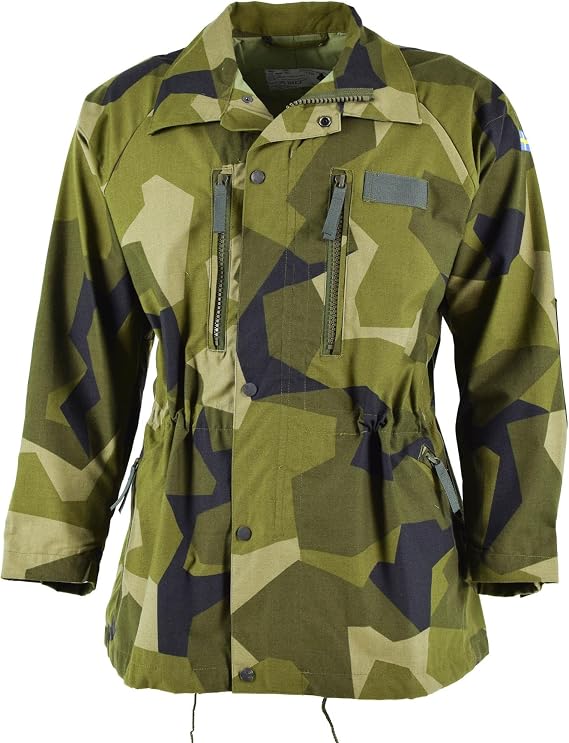 Original Schwedische Armee Heavy M90 Jacke Splinter Camo Militär Feldtruppen Neu