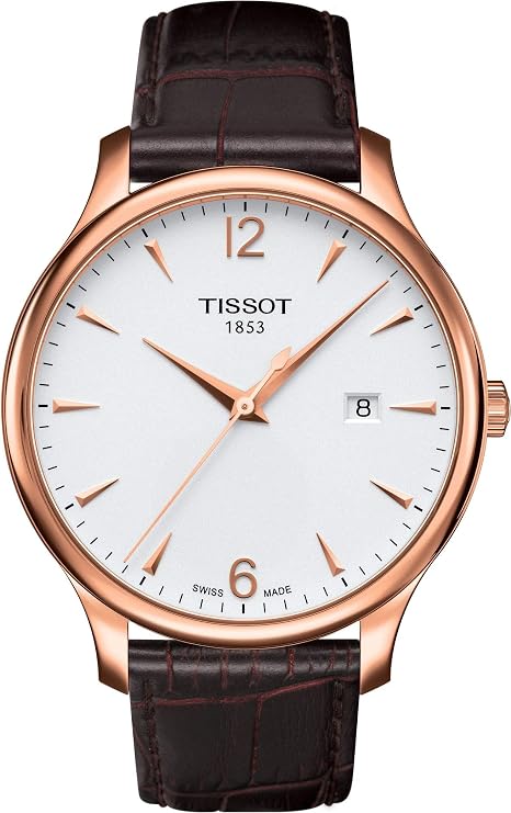 T063.610.36.037.00 Tissot Men's Quartz Watch with White Dial Analogue Display