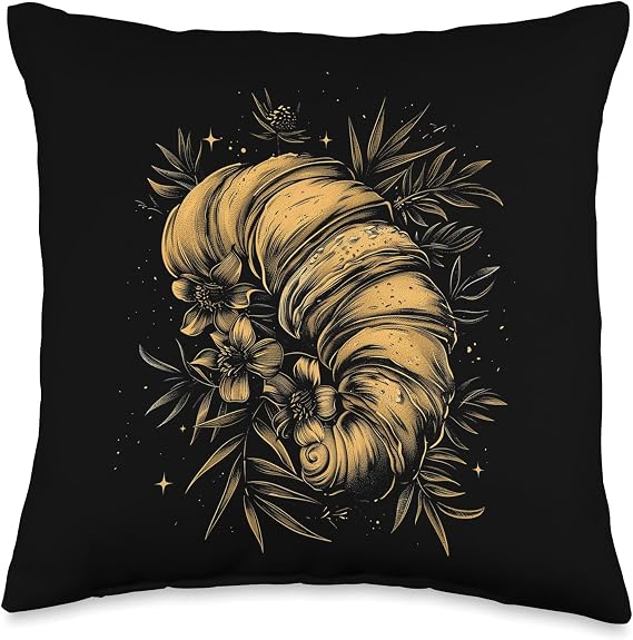 Boho Croissant Throw Pillow