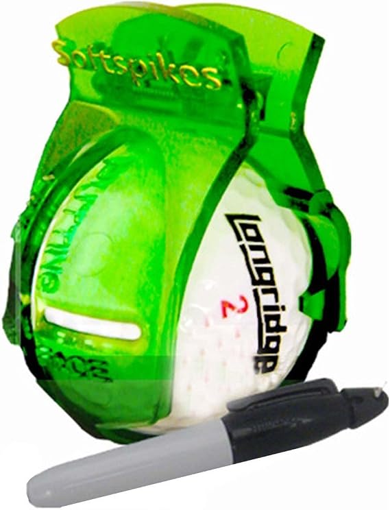 Softspikes BLM8006 Golf Ball Alignment Tool , Green