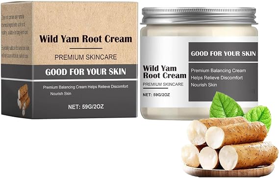 Wild Yam Cream, Natural Wild Seed Cream for Women and Menopause Relief, Yam Creme for Hormones Balance, Enhances Skin Barrier (1)