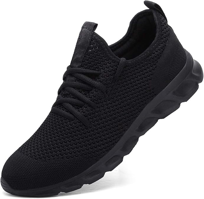 Damyuan Mens Running Walking Tennis Trainers Casual Gym Athletic Fitness Sport Shoes Fashion Sneakers Ligthweight Comfortable Working Outdoor Flat Shoes for Jogging