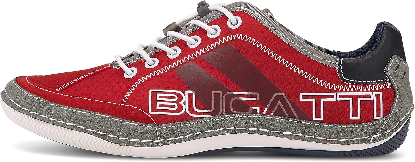 bugatti Men's Sneaker, Red, 12