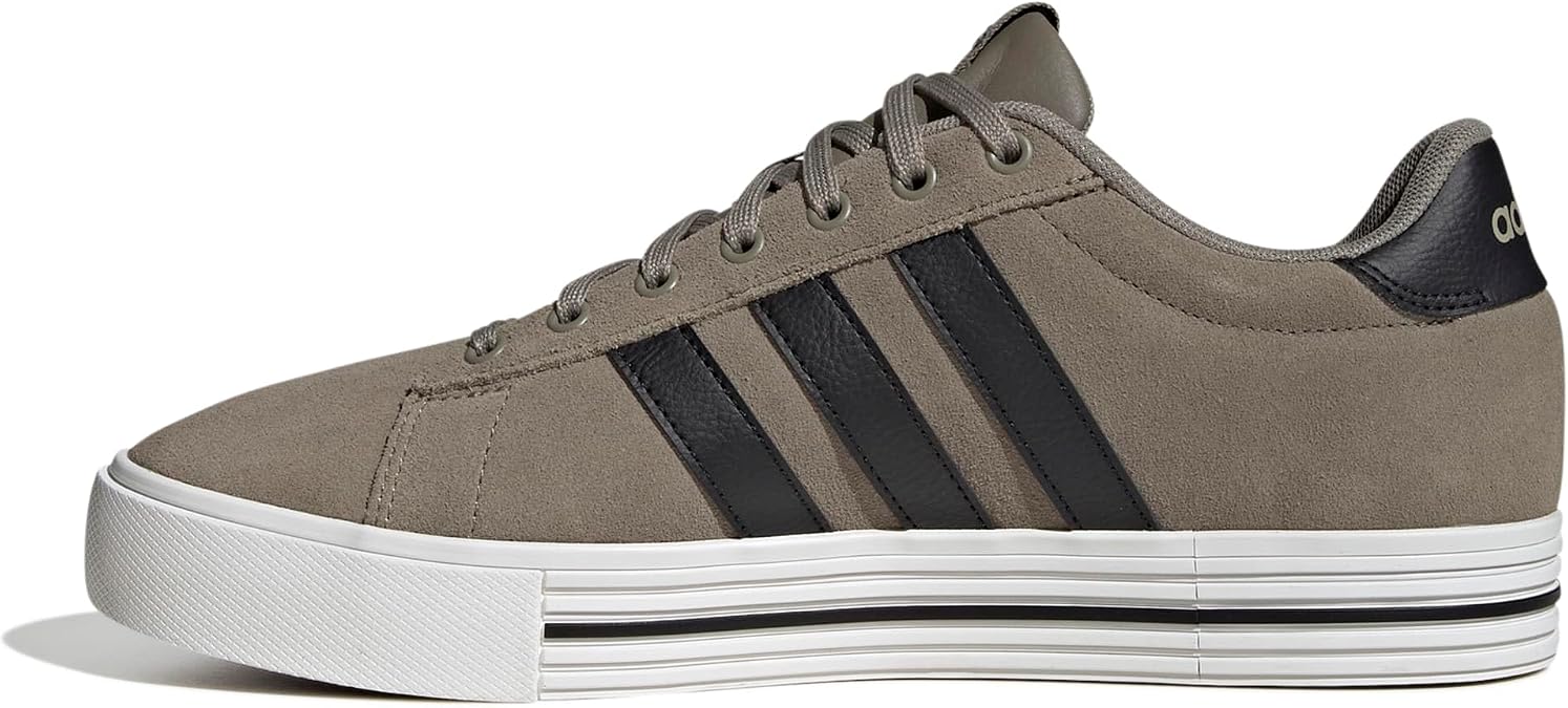adidas Unisex Daily 4.0 Shoes Non Football Low Shoes, Clay Core Black Core White, 10