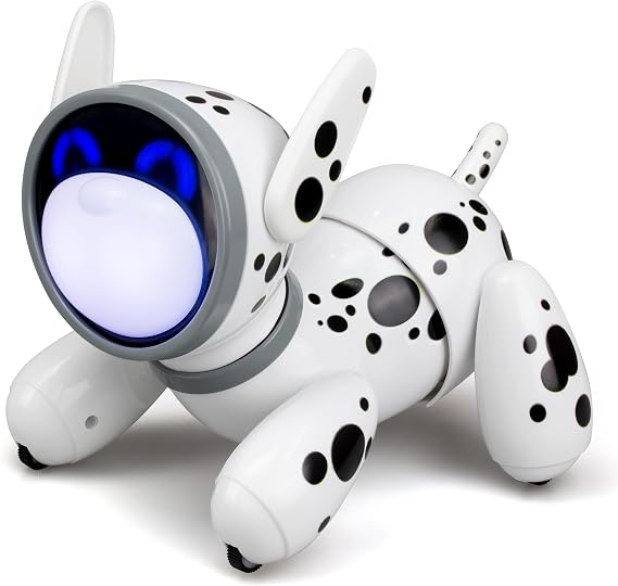 Silverlit Jiggo Interactive Dancing Pet Robot Toy for Kids with Remote Control, Sound and Touch Reactions | Colour Changing LED Face Shows Emotions | Includes Fun Mushake Game Mode | Ages 5 Plus