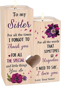 Sisters Gifts from Sister, Unique Birthday Gifts for Sisters, Best Sister Gift Ideas for Christmas Thanksgiving, Personalized Thank You Gifts | Best Sister Gift Ideas for Christmas Thanksgiving, Personalized Thank You Gifts