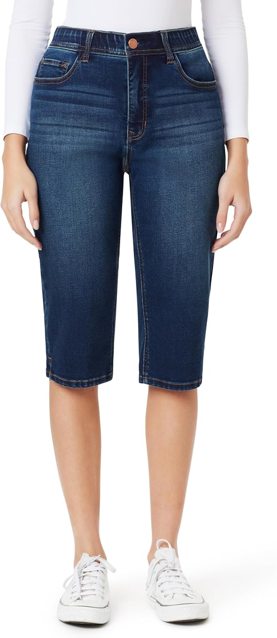 Angels Forever Young Sculpt Capri Jeans for Women, Sizes 6-16